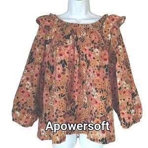 Sonoma Floral Peasant Blouse
